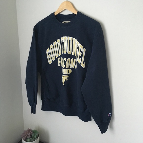 Champion Other - Navy reverse weave champion sweatshirt
